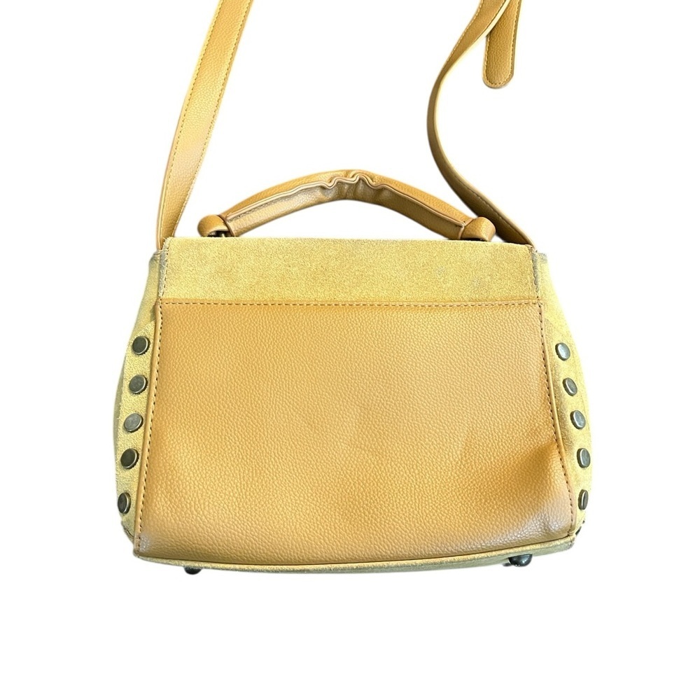 Lionel Suede 3-in-1 Bag Mustard Yellow Colored Bag. - Picture 2 of 7